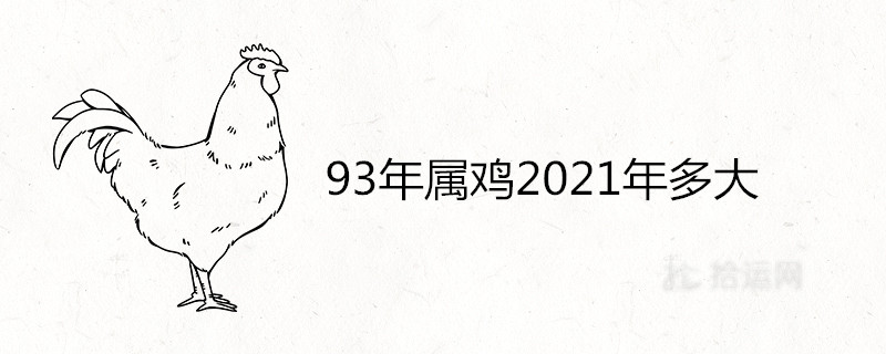 3年屬雞2021年多大