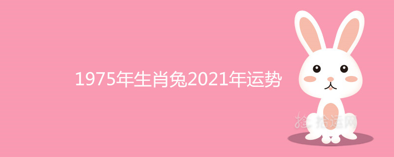 975年生肖兔2021年運勢大全"