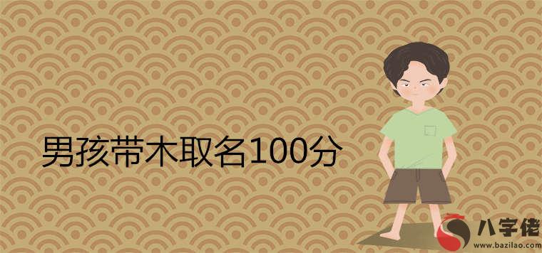 男孩帶木取名100分