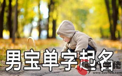 適合男寶寶起名的單字