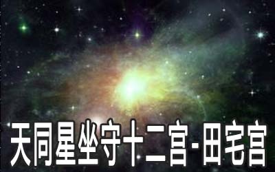 天同星坐守十二宮：田宅宮詳解