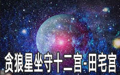 貪狼星坐守十二宮：田宅宮詳解