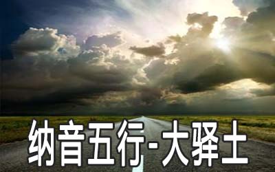 八字納音五行解析——大驛土